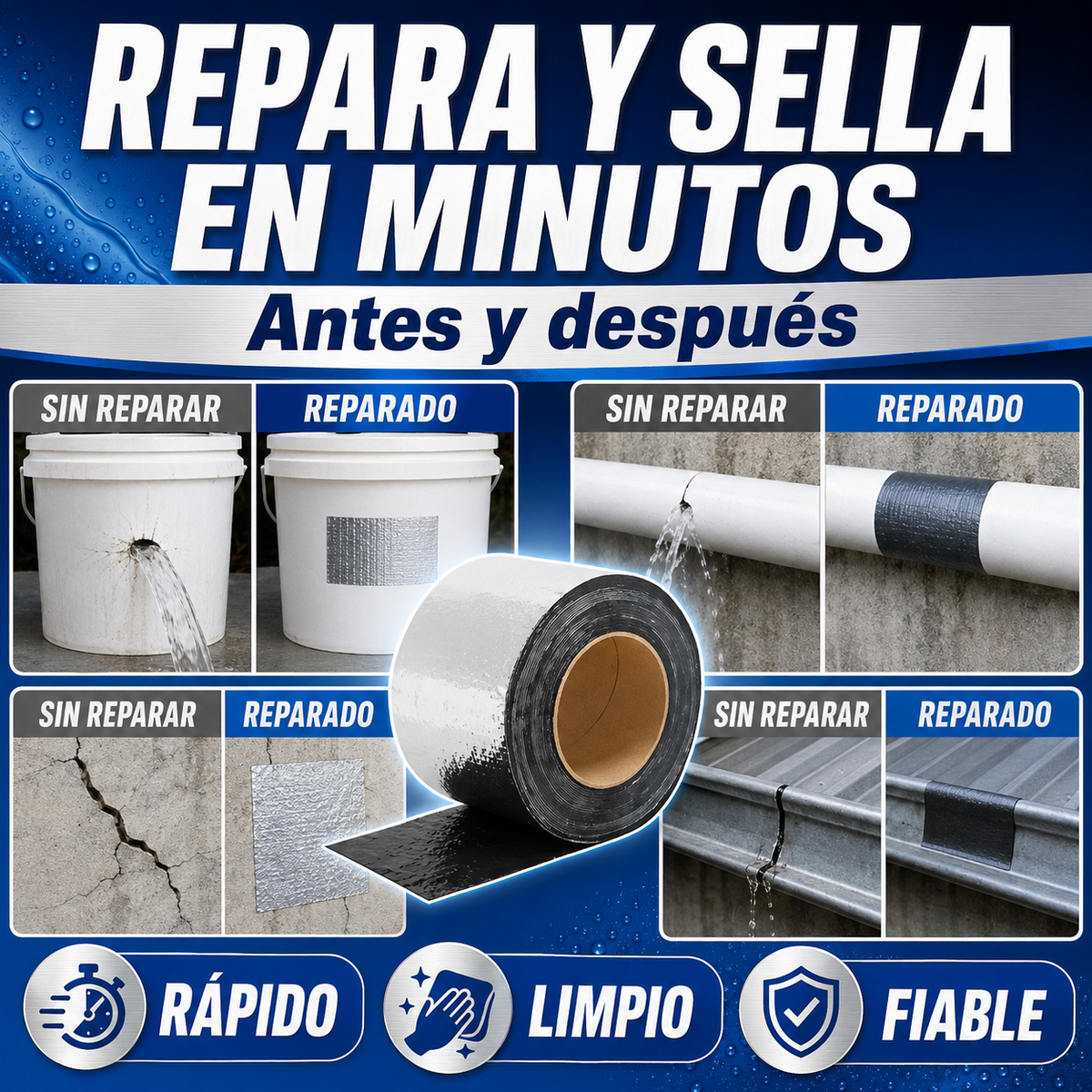 Cinta Asfáltica Impermeabilizante - detalhe do produto